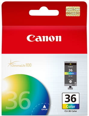 Cumpăra Ink Cartridge Canon CLI-36 (1511B001), color (c.m.y), 12ml, for TR150, mini 260