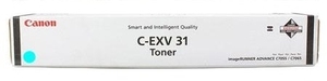 Купить Toner Canon C-EXV31 Cyan, (940g/appr. 52 000 pages 10%) for Canon iR Advance C7055i/7065i