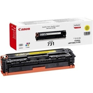 Cumpăra Laser Cartridge Canon 731 (HP CF212A (131A)), yellow (1500 pages) for LBP7100C/ 7110C, MF-8230/8280 & HP LaserJet Pro 200 Color