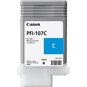 Cumpăra Ink Cartridge Canon PFI-107 C, cyan, 130ml for iPF670,680,685,770,780,785