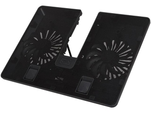 Cumpăra DEEPCOOL "U-PAL", Notebook Cooling Pad up to 15.6", 2 fan - 140mm, 1000rpm, <26dBA, 92.2CFM, 6 viewing Angles Adjustable, U Shape Design, USB 3.0 pass-through connector, Black