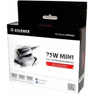 Cumpăra XILENCE XP-LP75.XM008, 75W Mini, Universal Notebook Power Adapter, 9 (+LENOVO) different tips, LED display (shows the actual output voltage), Input Voltage: AC 100-240V, Output Voltage: 15-20V, high efficiency over 87%, Black