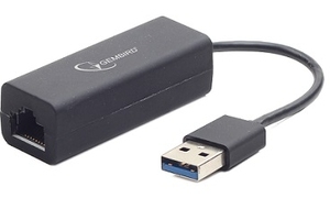 Купить Gembird NIC-U3-02, USB3.0 Gigabit LAN adapter, USB3.0 to RJ-45 LAN connector