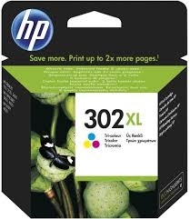 Cumpăra HP 302XL (F6U67AE) High Yield Tri-color Original Ink Cartridge for HP DeskJet 1110 Printer,HP OfficeJet 3830/3636/5230,HP DeskJet 2130/3636,HP ENVY 4523/4527/4520, 330 p.