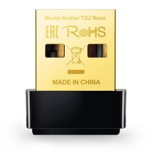 Cumpăra TP-LINK Archer T2U Nano  AC600 Wireless Dual Band USB Adapter, 433Mbps on 5GHz + 200Mbps on 2.4GHz, 802.11a/b/g/n/ac, internal Antenna