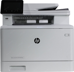 Cumpăra MFD HP Color LaserJet Pro M479fdw, White, Fax, A4, 27ppm, Duplex, 256 MB, Up to 50000 p., 50-sheet  DADF, 4,3" touch display, USB 2.0,Ethernet 10/100/1000,HP PCL 5,6,Postcript 3, HPePrint, Apple AirPrint (HP 415A/X  B/C/Y/M)