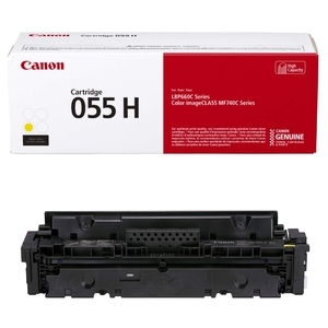 Купить Laser Cartridge Canon 055H (3017C002), yellow (5900 pages) for MF742Cdw, MF744Cdw, MF746Cx, LBP663Cdw, LBP664Cx
