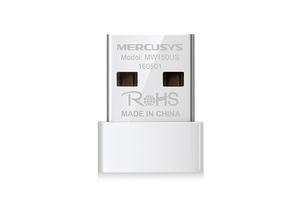 Купить MERCUSYS MW150US N150 Wireless USB Adapter, 150Mbps on 2.4Ghz, 802.11n/b/g, Nano size