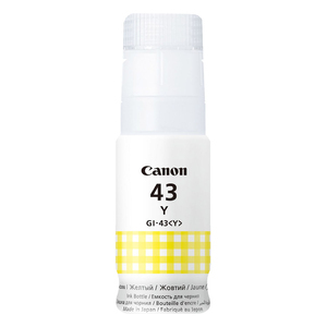 Cumpăra Ink Bottle Canon INK GI-43 Y (4689C001), Yellow, 60ml for Canon Pixma G640/540, 8000 pages.