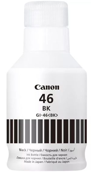 Купить Ink Bottle Canon GI-46 PGBK, Black (4411C001), black, 170ml for Canon MAXIFY GX3040/4040/5040/6040/7040, 6000 p. (Eco 9000 p).