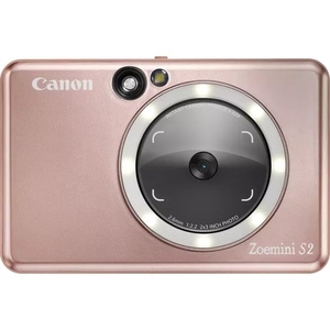 Cumpăra Printer Canon Zoemini 2 ZOEMINI S2 ZV223 Rosegold, Compact Photo 8MP, Ink-free 314x600, Wi-Fi, Bluetooth 5.0, ZINK, MicroSD up to 256Gb,  Android 6.0, iOS 12, Windows, Mac OSX, Canon Zink 10 pcs 2.0”x3.0” + SMARTSHEET 1 pcs.