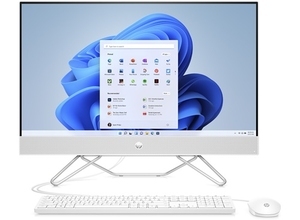 Cumpăra All-in-One PC - 27" HP AiO 27-cr0017ci 27" FHD IPS Non-Touch, AMD Ryzen 3 7320U, 8GB LPDDR5 5500 (onboard), 512Gb M.2 PCIe NVMe SSD, AMD Integrated Graphics, CR, HD Cam, WiFi6 2x2 + BT5.2, HDMI, LAN, Wired USB Keyboard and Mouse, FreeDos, Shell White.