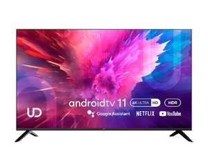 Cumpăra 50” LED TV UD 50U6210, Black (3840x2160 UHD, SMART TV (ANDROID 11 OS), 3 x HDMI2.0, 2 x USB, Wi-Fi (2.4GHz+5GHz), Bluetooth, DVB-T/T2/C/S2, Speakers 2 x 7W Dolby Audio, VESA 200x200, 9.8 Kg)