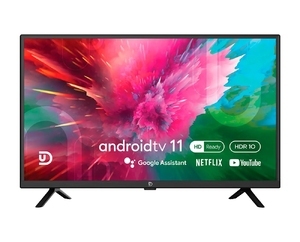 Cumpăra 32” LED TV UD 32W5210, Black (1366x768 HD Ready, PCI 100 Hz, SMART TV (Android TV OS), 2 x HDMI2.0, 1 x USB, Wi-Fi, Lan (RJ-45), BT, DVB-T/T2/C/S2, Speakers 2 x 10W, 3.8 Kg)