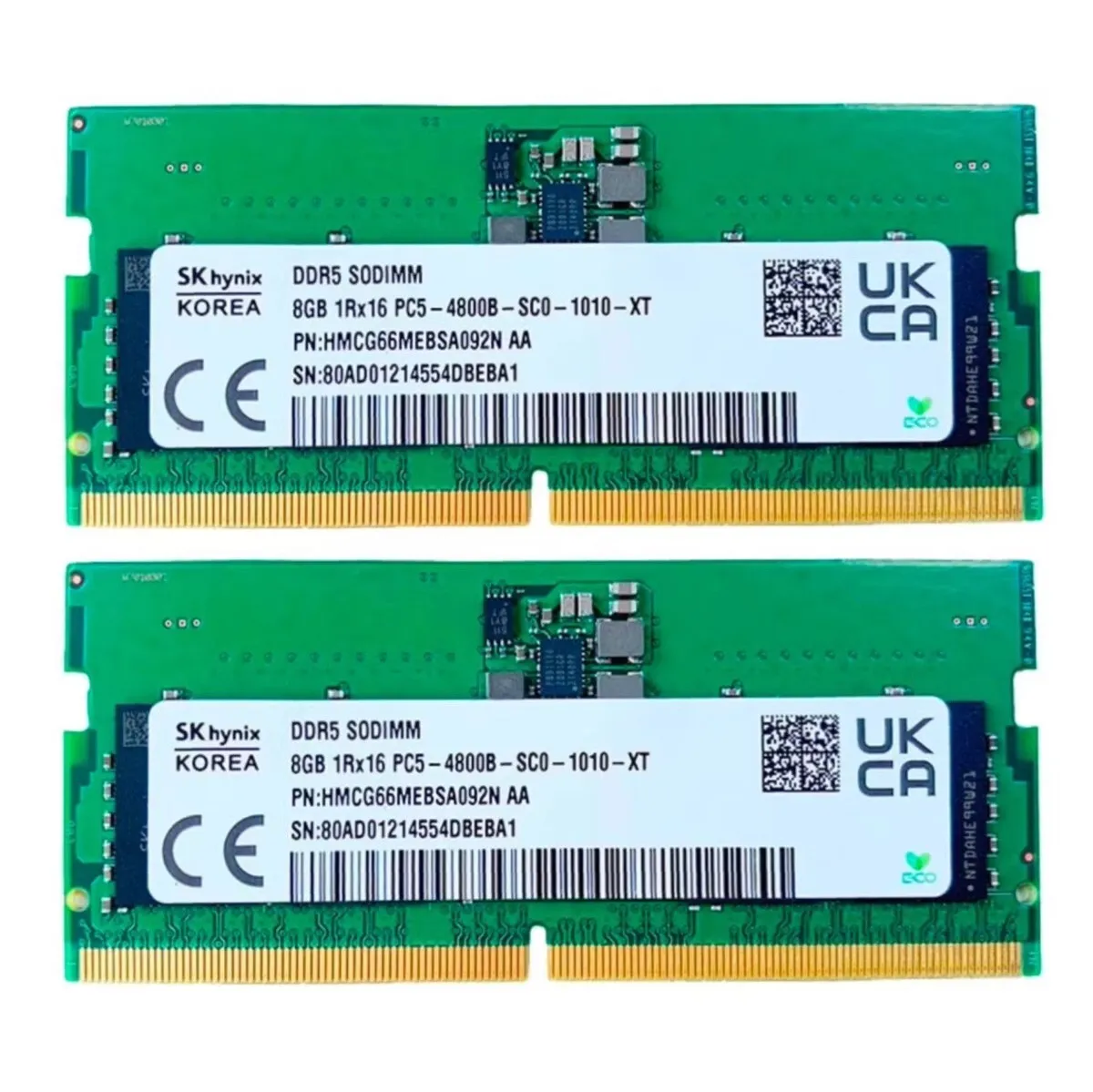 Memorie RAM 16GB DDR5-4800MHz SK Hynix (8GBx2) SODIMM - refurb.md